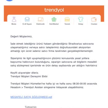 Trendyol İadem İki Aydır Onaylanmıyor.