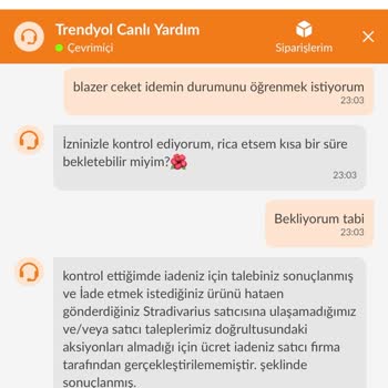 Trendyol İadem İki Aydır Onaylanmıyor.