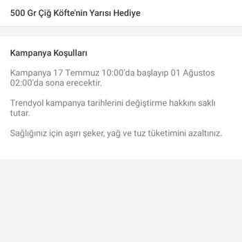 Trendyol Yemek Ve Komagene Ortak Kampanyası Hüsranı