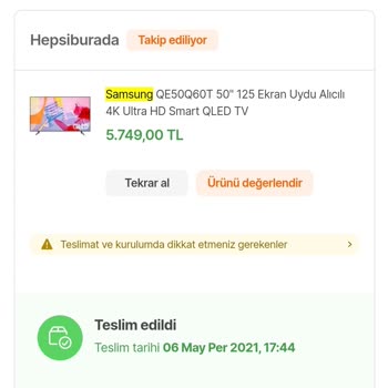 Samsung Televizyon Ekran Arızası.