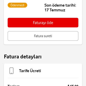 Vodafone Hat Açtırma Sebepsiz Yere Haksızlık