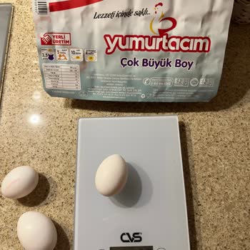 Yumurtacım Yumurtada Gramaj Hatası