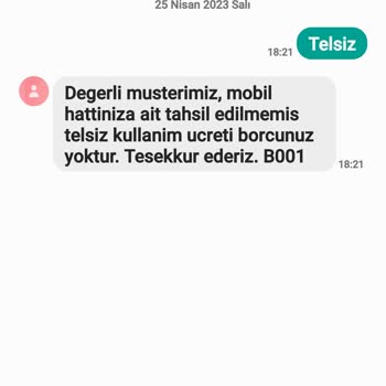 Bimcell Kalan Bakiye İadesi