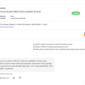 Hepsiburada Ve Satıcısı Bilerek Eksik Ürün Gönderiyor, Kabul Etmiyor