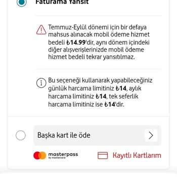 Vodafone Her Şey Yanımda Limitimiz Olmasına Rağmen Limit Gözükmüyor.