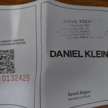 Orijinal Daniel Klein Saat Paslandı Ve Kimyasalı Kolumda Yara Yaptı