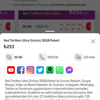 Vodafone Pakette Belirtilen İçeriklere Ulaşamıyorum.