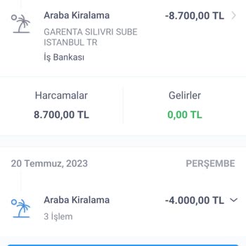 Silivri Garenta Araç Kiralama Mağduriyeti