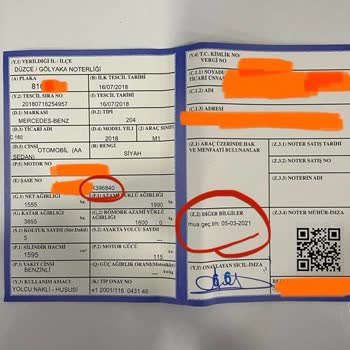 0 Km Mercedes'te Eksik Şasi No