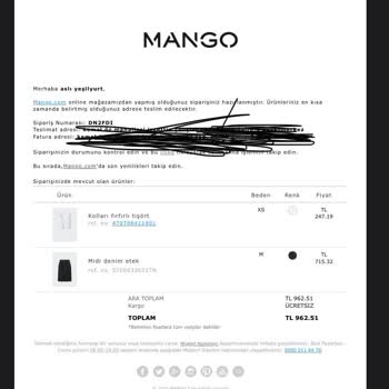 Mango T-shirt Kalitesizliği Yan Dikişlerinden Dönme Yaptı