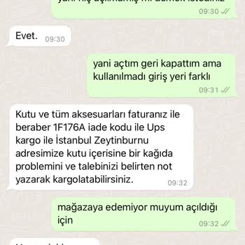 Vatan Bilgisayar Vatan Alınmayan İade