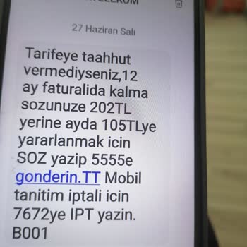Türk Telekom Yanlış Bilgi Ve Yüksek Fatura