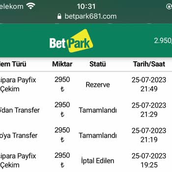 Betpark Param Bekletiliyor Ve İlgilenilmiyor