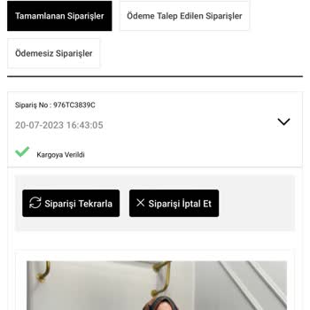 Mismatmazel (Instagram) Sipariş Edilen Ürünün Teslim Edilmemesi!