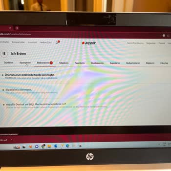 Arçelik İptal Edilen Ürün Bedelinin Tarafıma İadesi
