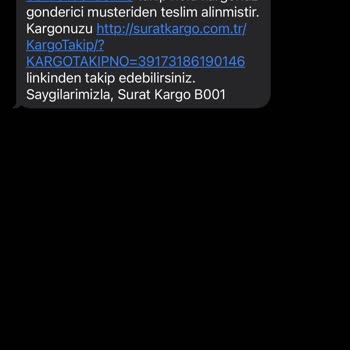 Sürat Kargo Kargom 2 Haftadır Gelmedi