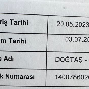 Doğtaş Mobilya Koltuk Takımı Teslimatıyla İlgili Sorun