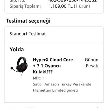 Amazon Teslim Edilmeyen Ürün