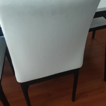 Enza Home Enza Crystal Yemek Takımı Sandalyeleri Leke Tutuyor Ve Çıkmıyor