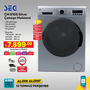 A101 Çamaşır Makinesi Gelecekti Gelmedi