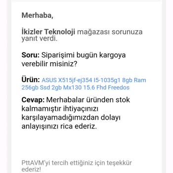 Eptt AVM'de İkizler Teknoloji Ürünümü Göndermiyor