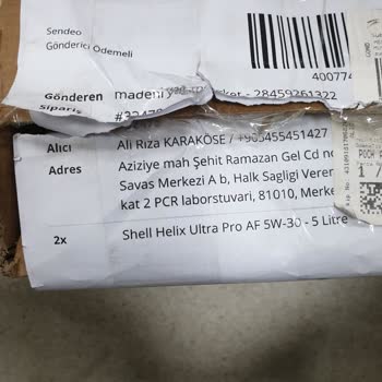 Castrol Madeniyağmarket.com'dan Yanlış Ürün Gönderildi