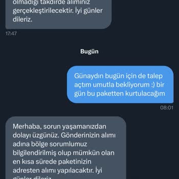 UPS Türkiye Kurye Hizmetinizden Hayal Kırıklığı Yaşıyorum