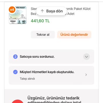 Hepsiburada Habersiz Sipariş İptali Hakkında