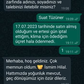 Vestel İlgisizlik Nedeniyle Kredi Kartıma 6.211 TL Taksit Yansıdı.