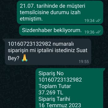 Vestel İlgisizlik Nedeniyle Kredi Kartıma 6.211 TL Taksit Yansıdı.