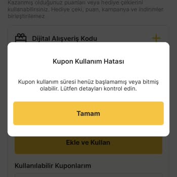 Migros Hemen'deki Hediye Çeki
