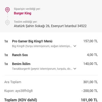 Yemek Sepeti'nden Verilen Her Şey Yanlış Geliyor