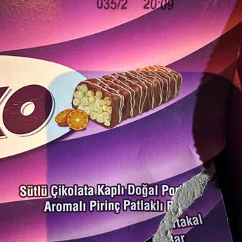 Ülker Paket İçerisinden Çıkmayan Çikolata.
