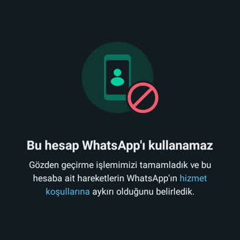 WhatsApp Hesabım Kapandı