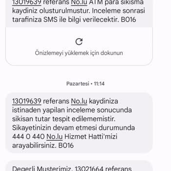 Yapı Kredi Bankası ATM Sine Param Sıkıştı