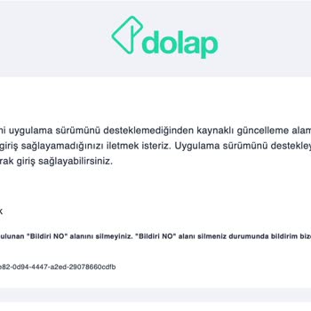 Dolap Uygulaması Güncelleme Sorununu Çözmüyor