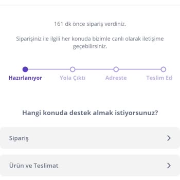 Getir Su Sipariş Gecikme. İki Buçuk Saat Oldu. Daha Gelmedi