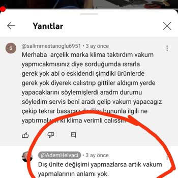 LG Uv Sirius Klima Vakum Yapılmama