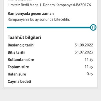 Vodafone Tarife Dönemi Sözleşmesine Uymuyor, Bilgim Dışında Fiyatlama