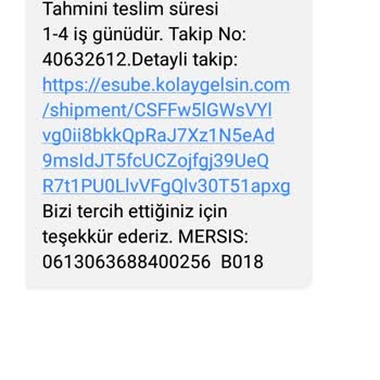 Kolay Gelsin Kargo Şirketinin Sorumsuzluğu.