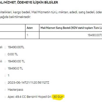 A101 Motorumu 1.5 Aydır Göndermiyor