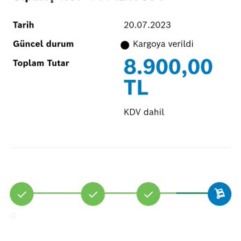 Teslimat Süreci Bosch Müşteri Hizmetleri