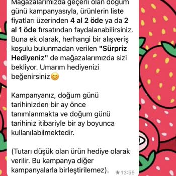 Yves Rocher Doğum Günü Kampanyası