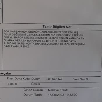 Trendyol Kendi Sattığı Bozuk Ürünü Değiştirmiyor