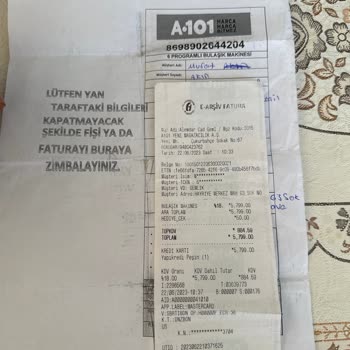 A101 Ürün Teslim Edilmedi