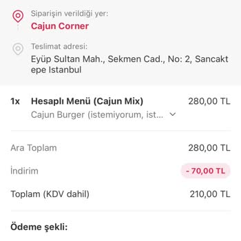 Yemek Sepeti Para İadesi