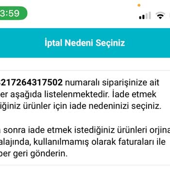 A101 İade Kodu Alamıyorum