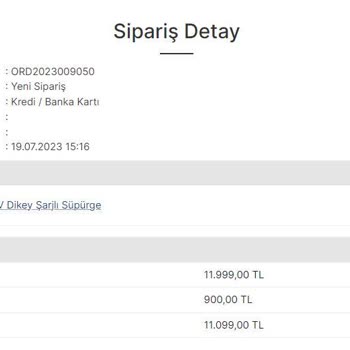 Ev Bazaar AVM Ürün Teslim Edilmedi