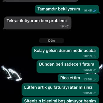 Hırdavatbulurum Faturamı Göndermiyorlar İstememe Rağmen