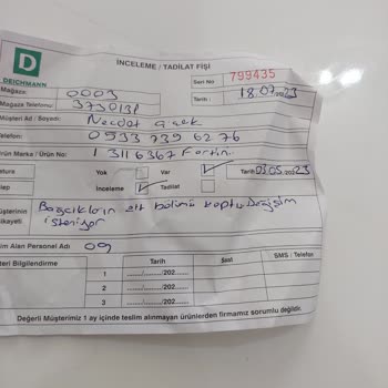 Deichmann Ayakkabı Firma Hatası